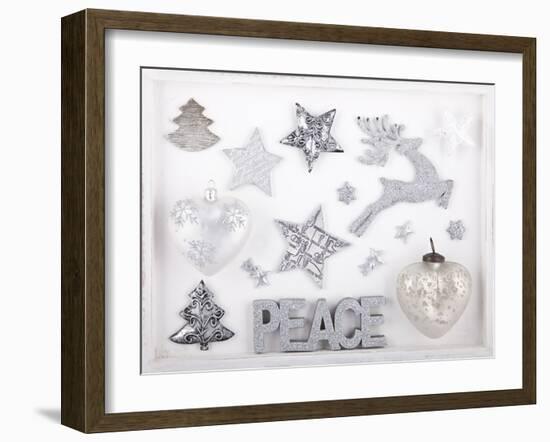 Christmas Decoration in the Foresten Frame-Andrea Haase-Framed Photographic Print