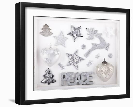 Christmas Decoration in the Foresten Frame-Andrea Haase-Framed Photographic Print