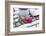 Christmas decoration in the snow, decoration, still life-Andrea Haase-Framed Photographic Print