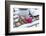 Christmas decoration in the snow, decoration, still life-Andrea Haase-Framed Photographic Print