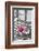 Christmas decoration in the snow, decoration, still life-Andrea Haase-Framed Photographic Print