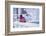 Christmas decoration in the snow, decoration, still life-Andrea Haase-Framed Photographic Print