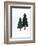 Christmas Decoration, Still Life Made of Wood, Fir Trees in Winter-Petra Daisenberger-Framed Photographic Print