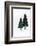 Christmas Decoration, Still Life Made of Wood, Fir Trees in Winter-Petra Daisenberger-Framed Photographic Print