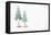 Christmas Decoration, Two Christmas Trees Made of Wood-Petra Daisenberger-Framed Premier Image Canvas