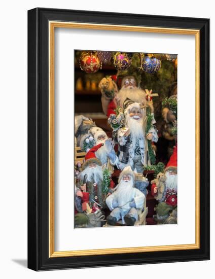 Christmas decorations at Christmas Market, Nuremberg, Germany-Jim Engelbrecht-Framed Photographic Print