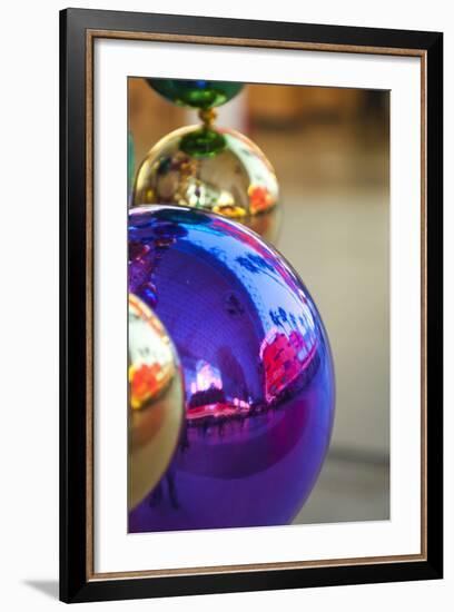 Christmas Decorations Fremont Street Experience Las Vegas, Nevada, USA-Michael DeFreitas-Framed Photographic Print