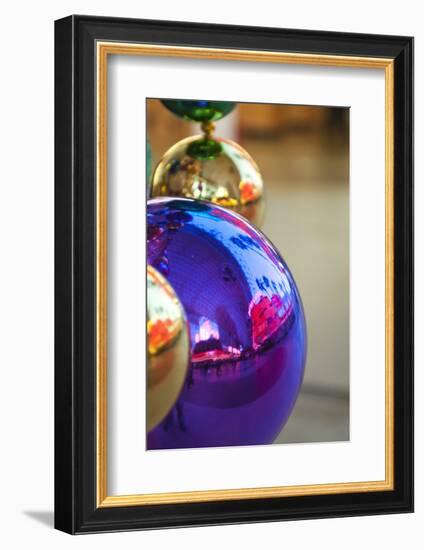 Christmas Decorations Fremont Street Experience Las Vegas, Nevada, USA-Michael DeFreitas-Framed Photographic Print