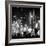 Christmas Decorations in front of the Radio City Music Hall in the Snow on a Winter Night-Philippe Hugonnard-Framed Photographic Print