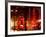 Christmas Decorations in front of the Radio City Music Hall in the Snow-Philippe Hugonnard-Framed Photographic Print