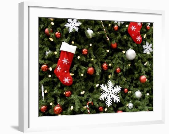Christmas Decorations-Cindy Miller Hopkins-Framed Photographic Print
