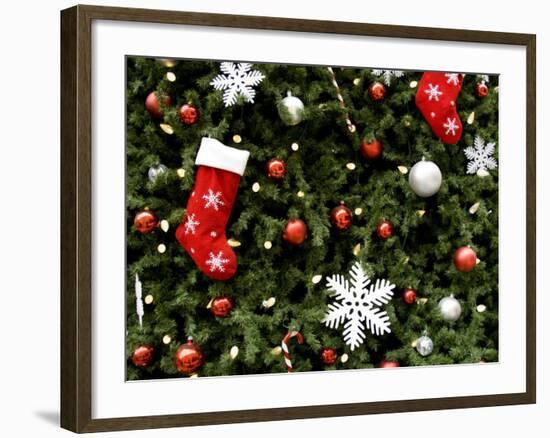 Christmas Decorations-Cindy Miller Hopkins-Framed Photographic Print