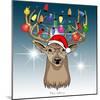 Christmas Deer 2-Mark Ashkenazi-Mounted Giclee Print