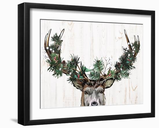 Christmas Deer-Kimberly Allen-Framed Art Print