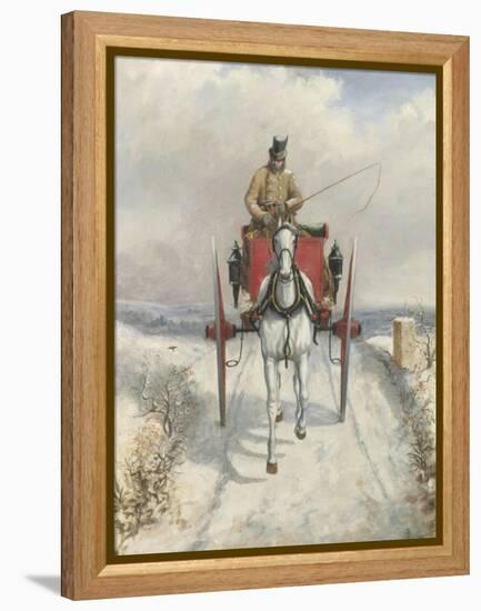 Christmas Deliveries-Henry Thomas Alken-Framed Premier Image Canvas