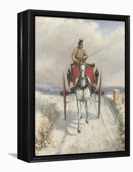 Christmas Deliveries-Henry Thomas Alken-Framed Premier Image Canvas