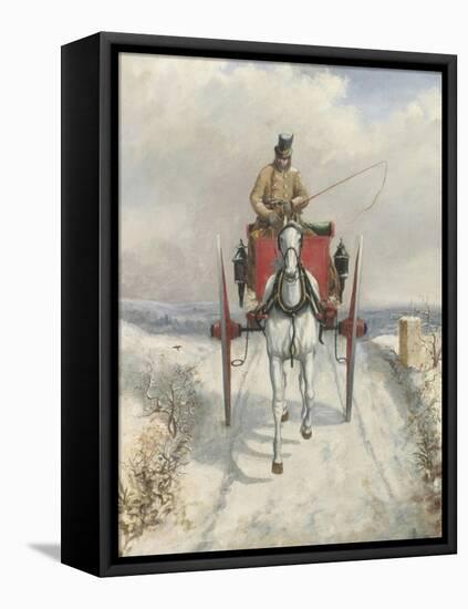 Christmas Deliveries-Henry Thomas Alken-Framed Premier Image Canvas