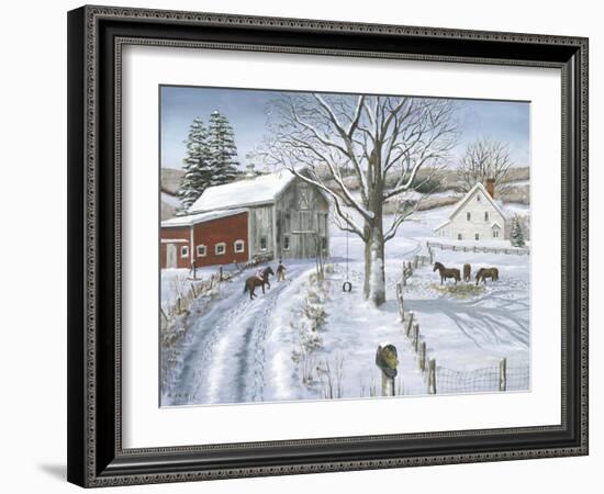 Christmas Delivery-Bob Fair-Framed Giclee Print