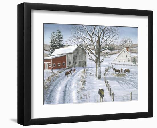 Christmas Delivery-Bob Fair-Framed Giclee Print