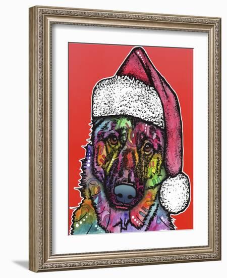 Christmas Dog-Dean Russo-Framed Giclee Print