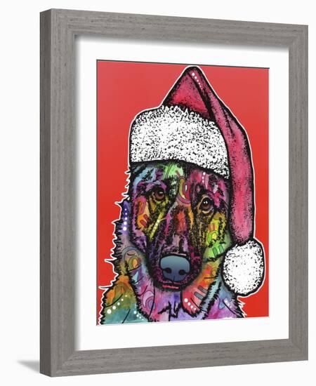 Christmas Dog-Dean Russo-Framed Giclee Print