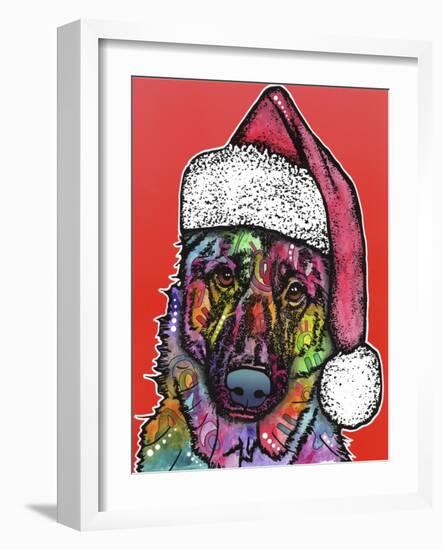 Christmas Dog-Dean Russo-Framed Giclee Print