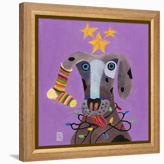 Christmas Dog-Nathaniel Mather-Framed Premier Image Canvas