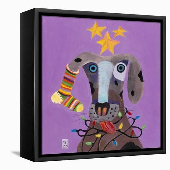 Christmas Dog-Nathaniel Mather-Framed Premier Image Canvas