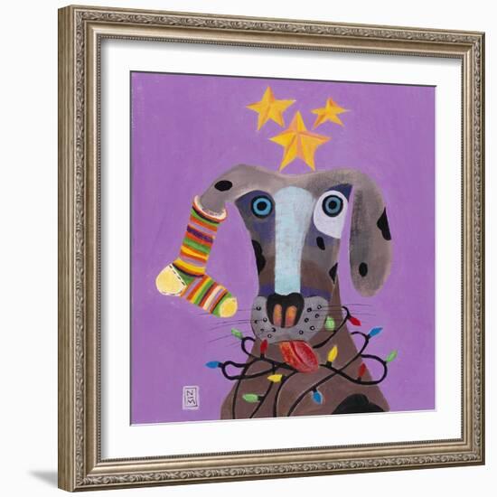 Christmas Dog-Nathaniel Mather-Framed Giclee Print