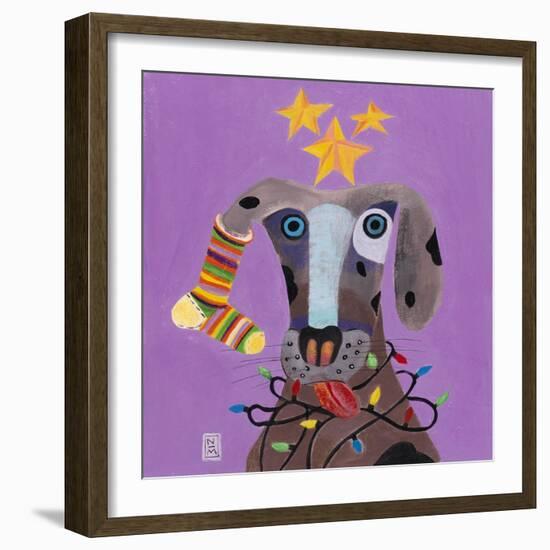 Christmas Dog-Nathaniel Mather-Framed Giclee Print