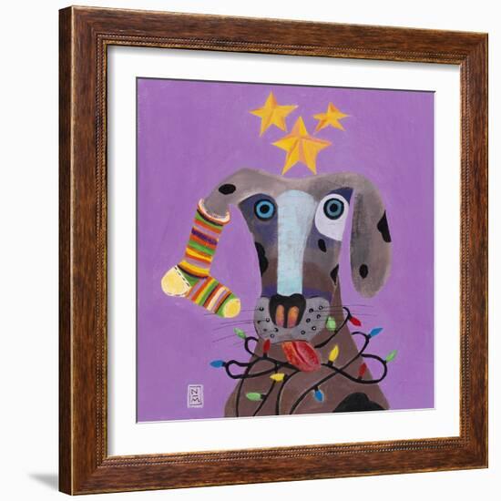 Christmas Dog-Nathaniel Mather-Framed Giclee Print