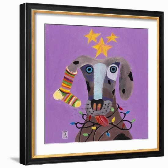 Christmas Dog-Nathaniel Mather-Framed Giclee Print