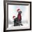 Christmas DOGS-Clare Davis London-Framed Giclee Print