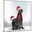 Christmas DOGS-Clare Davis London-Mounted Giclee Print