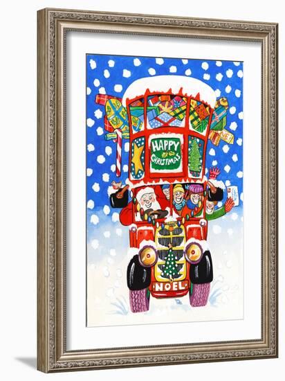 Christmas Double Decker-Tony Todd-Framed Giclee Print