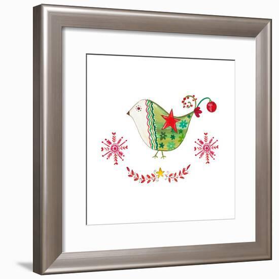 Christmas Dove I-Ani Del Sol-Framed Art Print