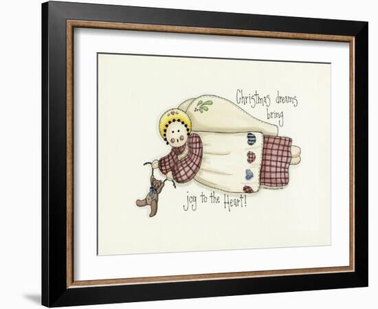 Christmas Dreams Angel-Debbie McMaster-Framed Giclee Print