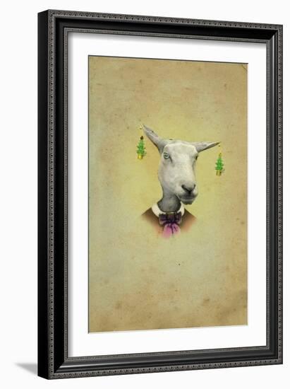 Christmas Earings-J Hovenstine Studios-Framed Giclee Print