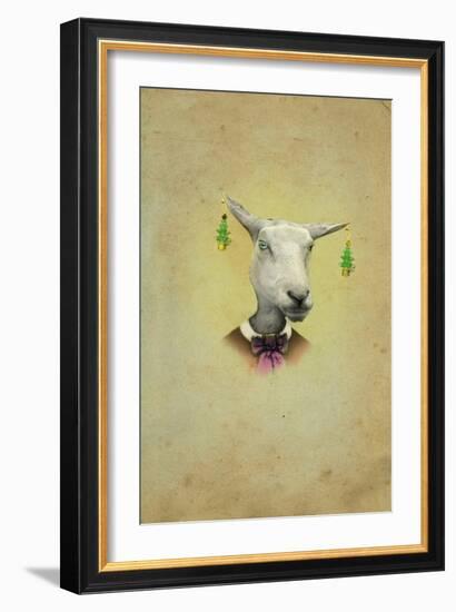 Christmas Earings-J Hovenstine Studios-Framed Giclee Print