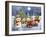 Christmas Elves and Friends-MAKIKO-Framed Giclee Print