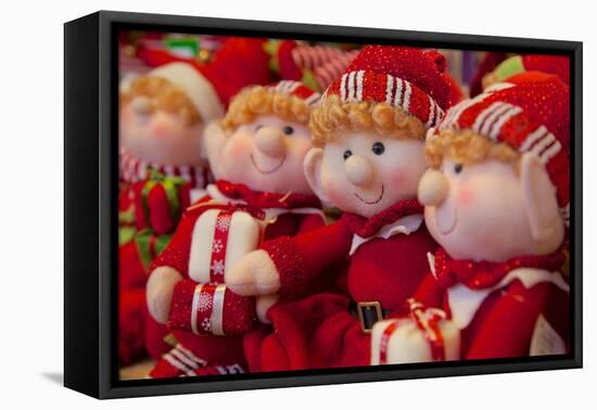 Christmas Elves, England, United Kingdom, Europe-Frank Fell-Framed Premier Image Canvas