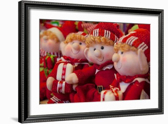 Christmas Elves, England, United Kingdom, Europe-Frank Fell-Framed Photographic Print