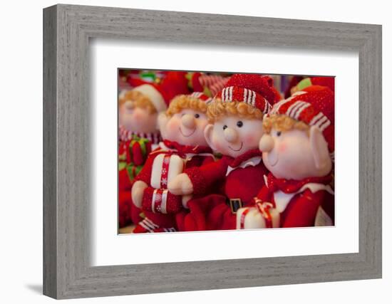 Christmas Elves, England, United Kingdom, Europe-Frank Fell-Framed Photographic Print