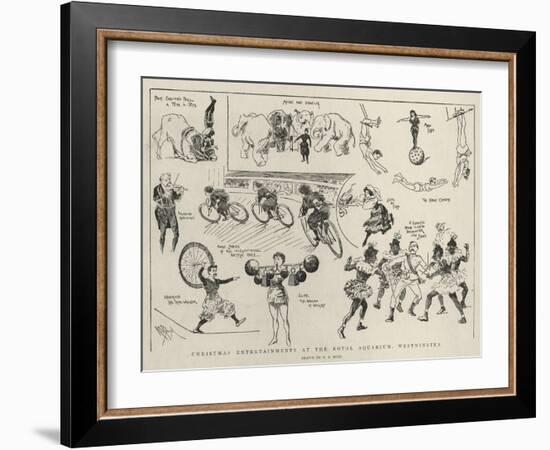 Christmas Entertainments at the Royal Aquarium, Westminster-Alexander Stuart Boyd-Framed Giclee Print