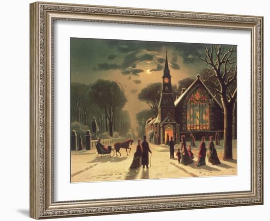 Christmas Eve, Pub. by J. Hoover and Son, 1878-J. Latham-Framed Giclee Print