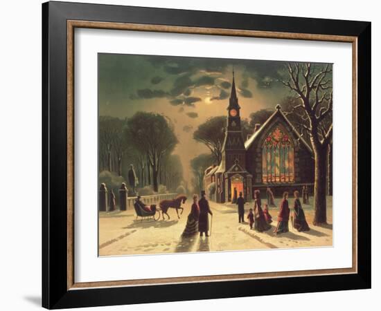 Christmas Eve, Pub. by J. Hoover and Son, 1878-J. Latham-Framed Giclee Print