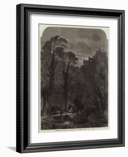 Christmas Eve, the Nearest Way Home-Samuel Read-Framed Giclee Print