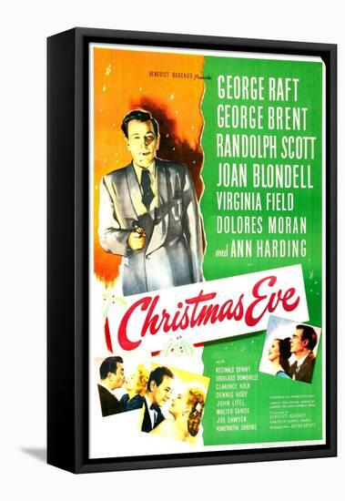 Christmas Eve, US poster, George Raft-null-Framed Stretched Canvas