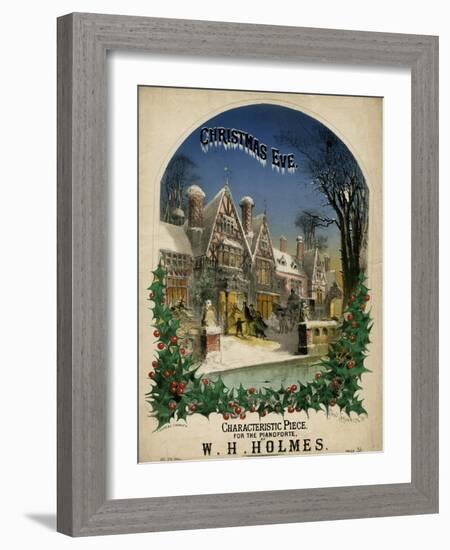 Christmas Eve Visiting-Alfred Concanen-Framed Art Print