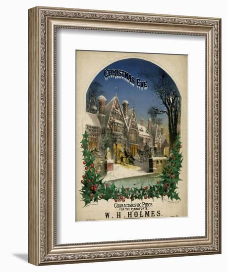 Christmas Eve Visiting-Alfred Concanen-Framed Art Print